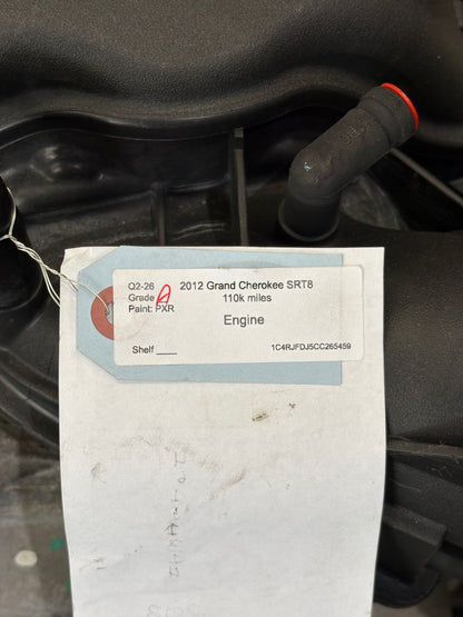 OEM 2012 WK2 Jeep Grand Cherokee SRT8 6.4L Hemi 392 Engine Leakdown Tested 110k