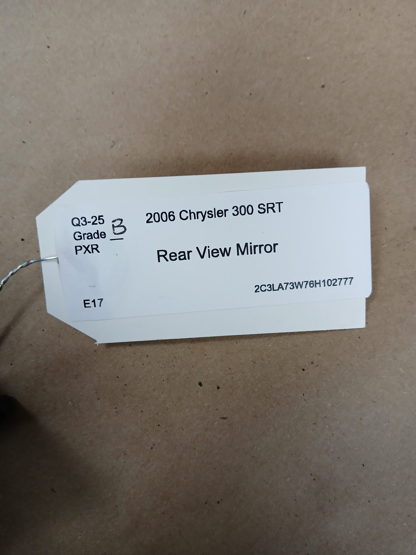 2005-2007 CHRYSLER 300 DODGE CHARGER MAGNUM AUTO DIM REAR VIEW MIRROR 4806228AB