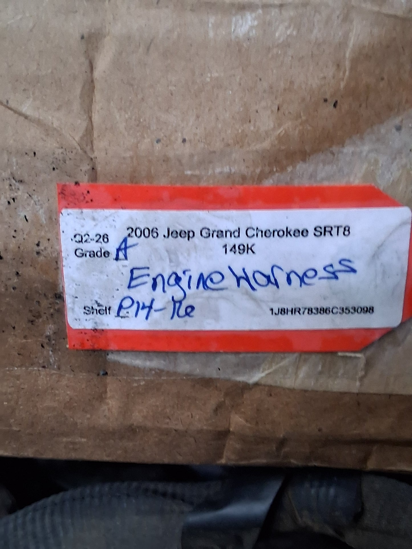 2006 JEEP GRAND CHEROKEE SRT8 6.1L ENGINE WIRE WIRING HARNESS ASSEMBLY OEM