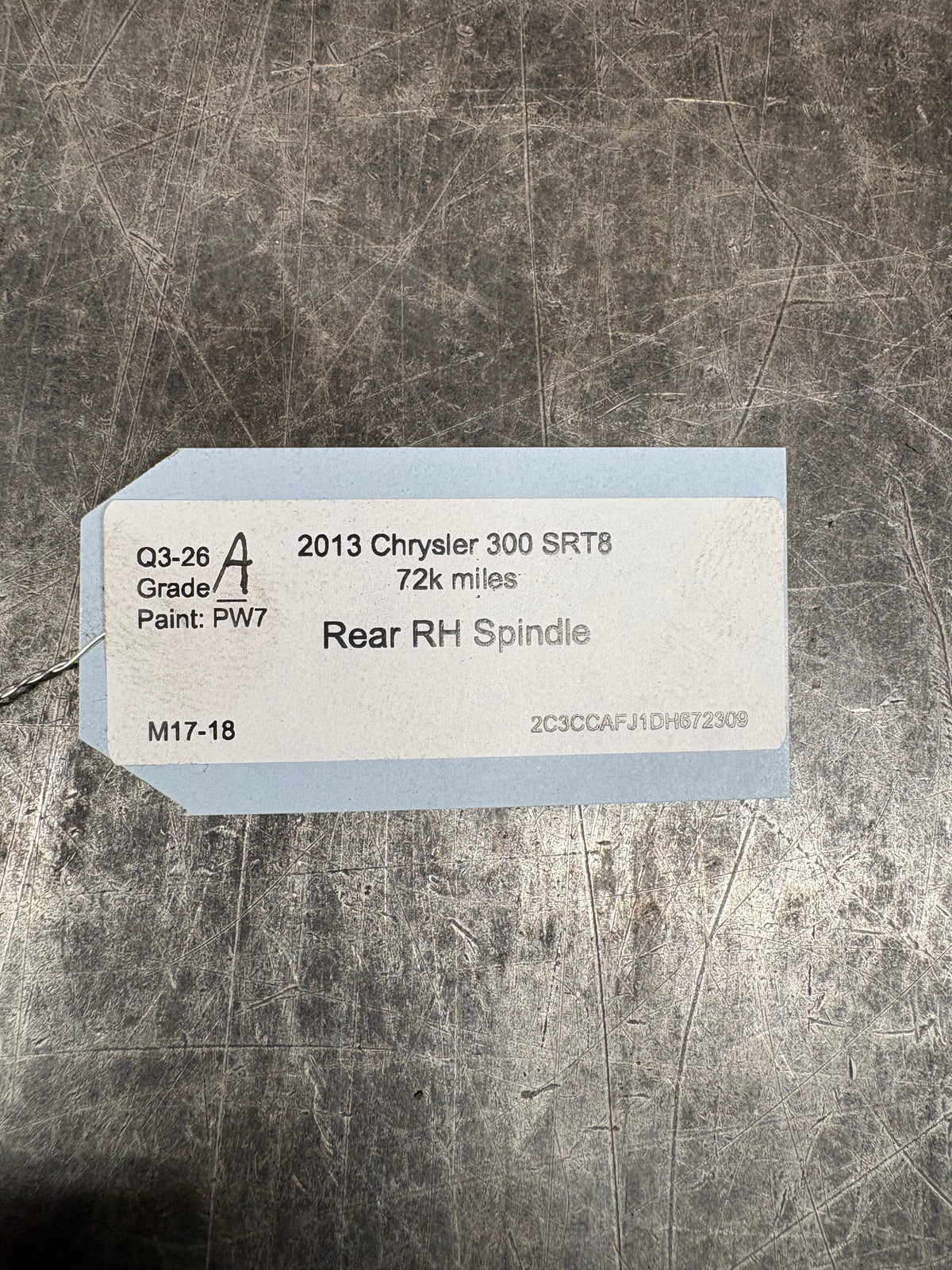 11-23 Charger Challenger SRT Scat Pack Hellcat Rear Right Passenger Spindle Knuckle OEM