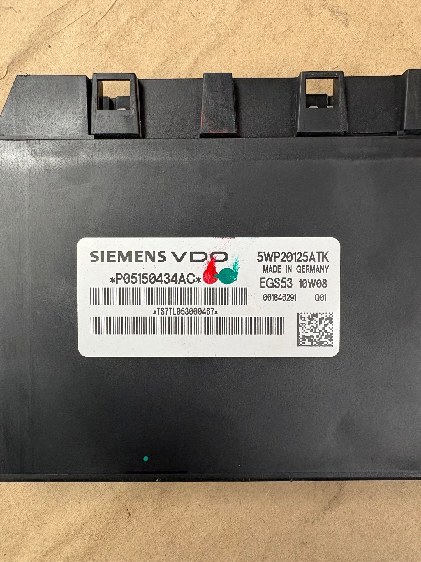 2010 Challenger SRT8 Nag1 TCM Transmission Control Module 5150434AC EGS53