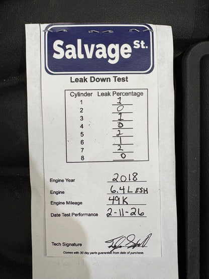 15-23 Charger Challenger 300 Scat Pack 6.4L 392 Hemi BGE ESH Non-MDS Engine 49k
