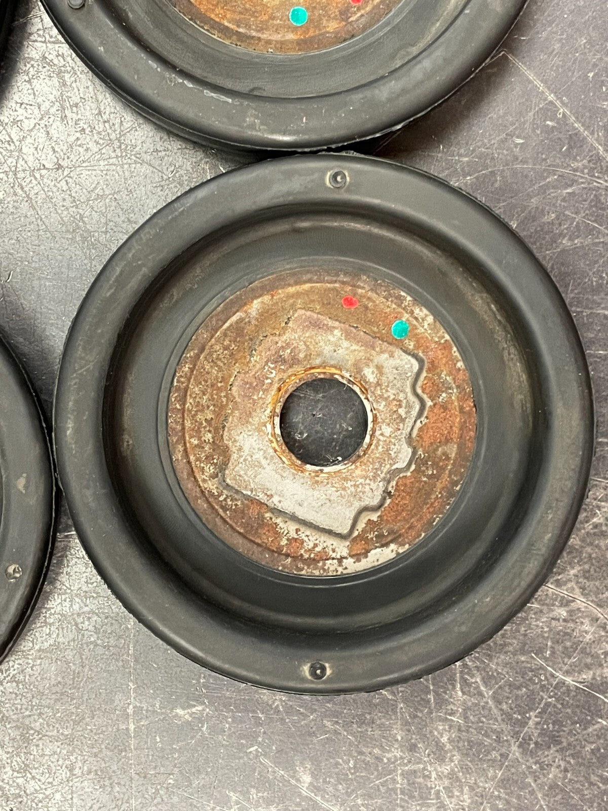 2015-2022 JEEP GRAND CHEROKEE FRONT SUBFRAME CROSSMEMBER COVER CAPS OEM SET OF 4