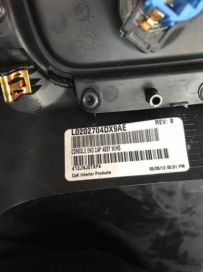 2012-2014 Chrysler 300 Rear Center Console Panel w/ Vents & Heated Seat Switch