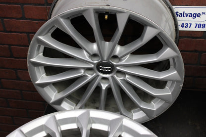 2019-2021 Audi A8 Quattro/S8 Wheels Rims 19” Set of 4 OEM Silver 4N0 601 025 B