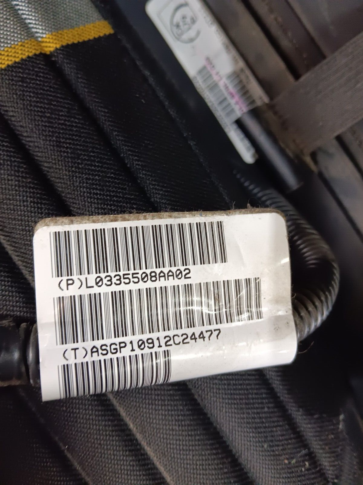 2012-2014 Dodge Charger SRT8 Super Bee OEM Cloth Driver Seat Back & Headrest