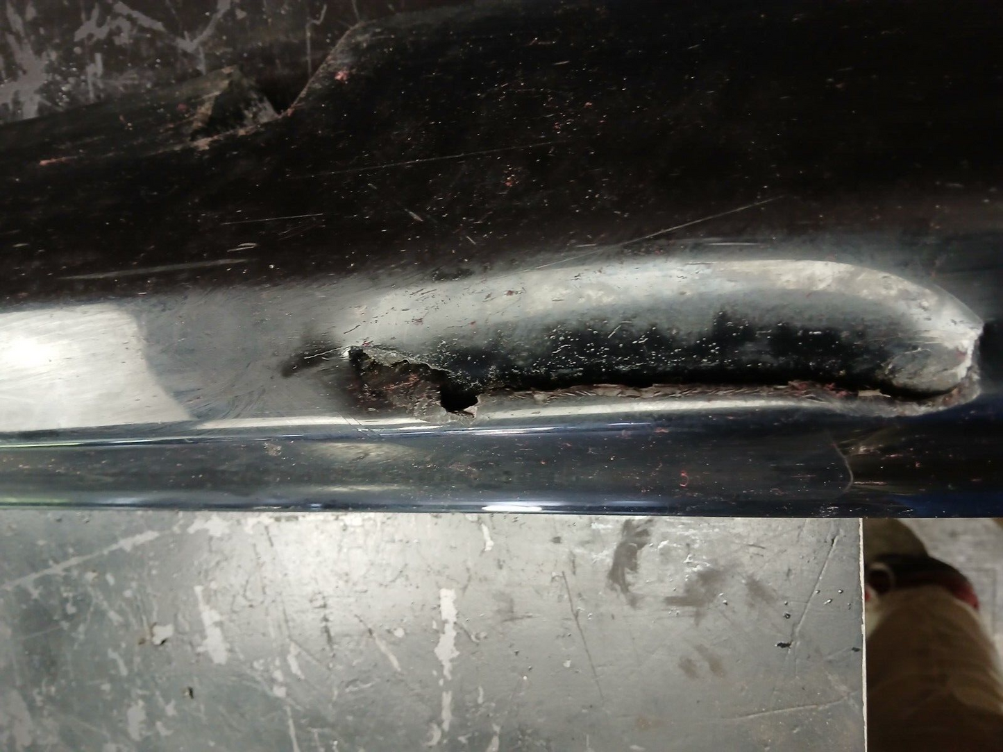 2013 Dodge Charger SRT8 Black Passenger RH Side Skirt Rocker Panel DAMAGED
