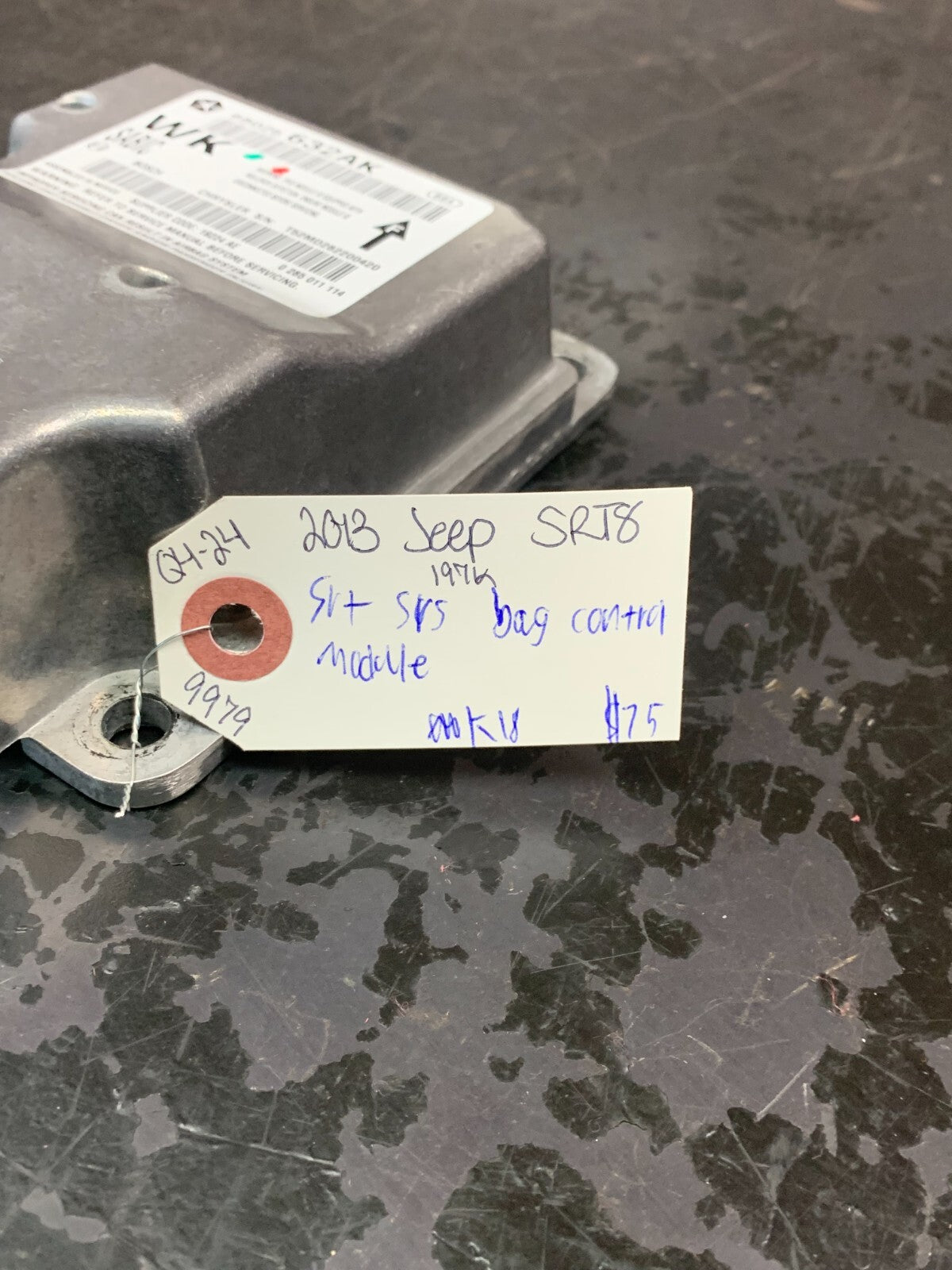 2011-2013 Jeep Grand Cherokee SRT Occupant Restraint Control Module 68025632AK