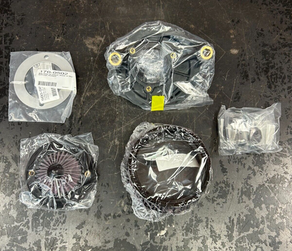 Harley Davidson S&S Air Stinger Stealth Air Cleaner Kit - Chrome Ring 170-0714A