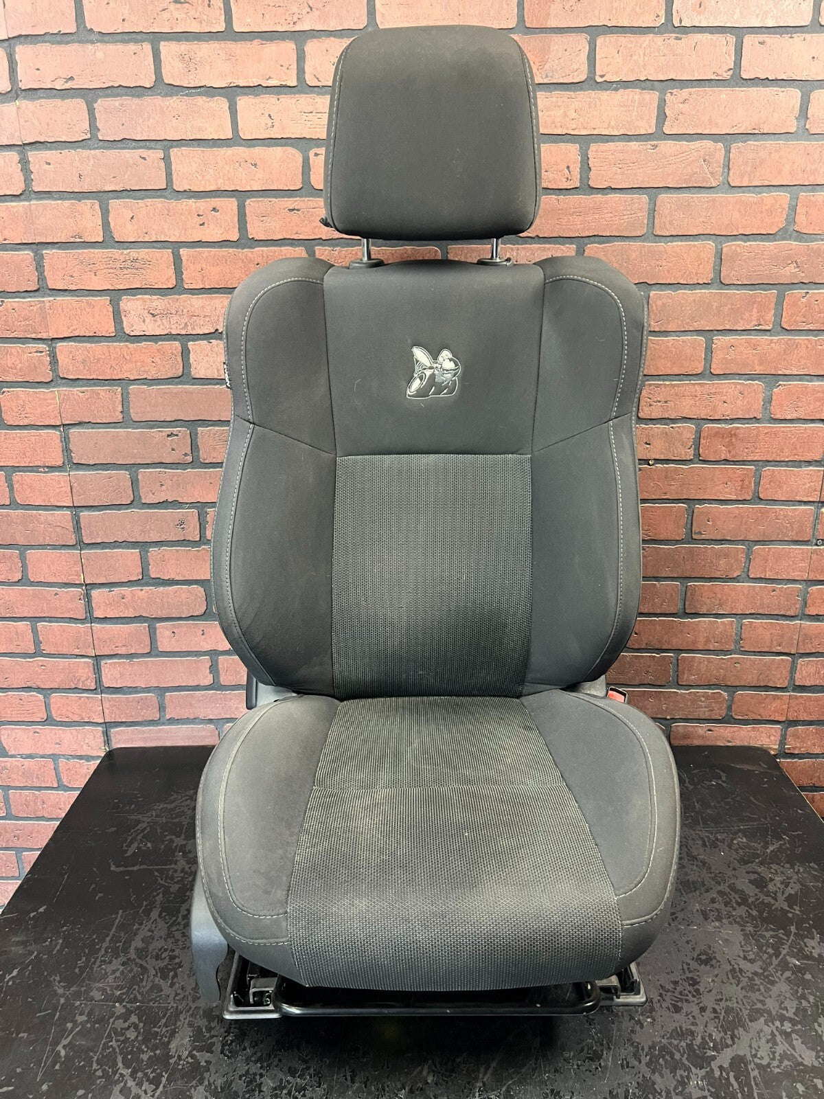 2015-21 SRT CHALLENGER Scat Pack Bee Black Cloth Heated Passenger Seat Front