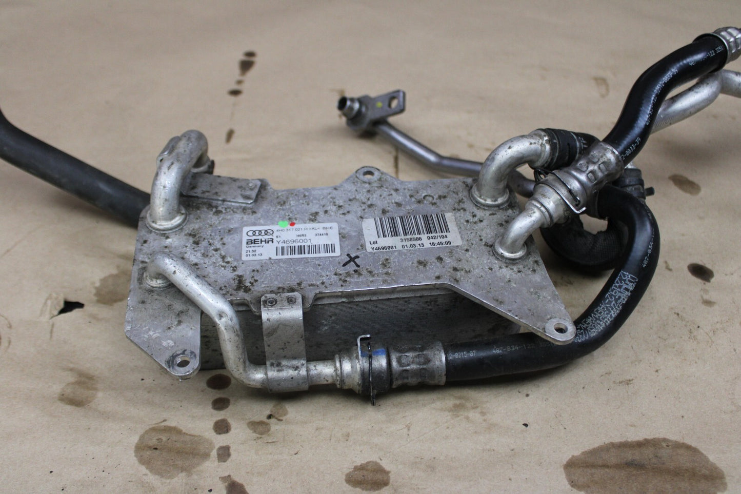 2011-2014 Audi A8 S6 S7 Transmission Oil Cooler Heat Exchanger OEM 4H0 317 021 H