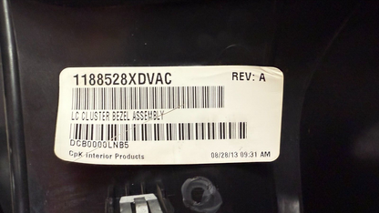 2008-2014 Dodge Challenger Speedometer Gauge Cluster Bezel Trim 1188528xdvac