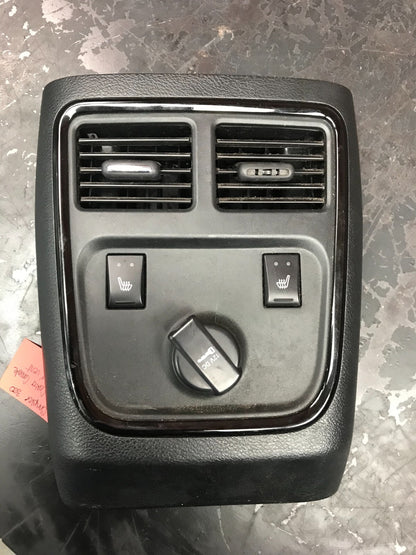 2012-2014 Chrysler 300 Rear Center Console Panel w/ Vents & Heated Seat Switch