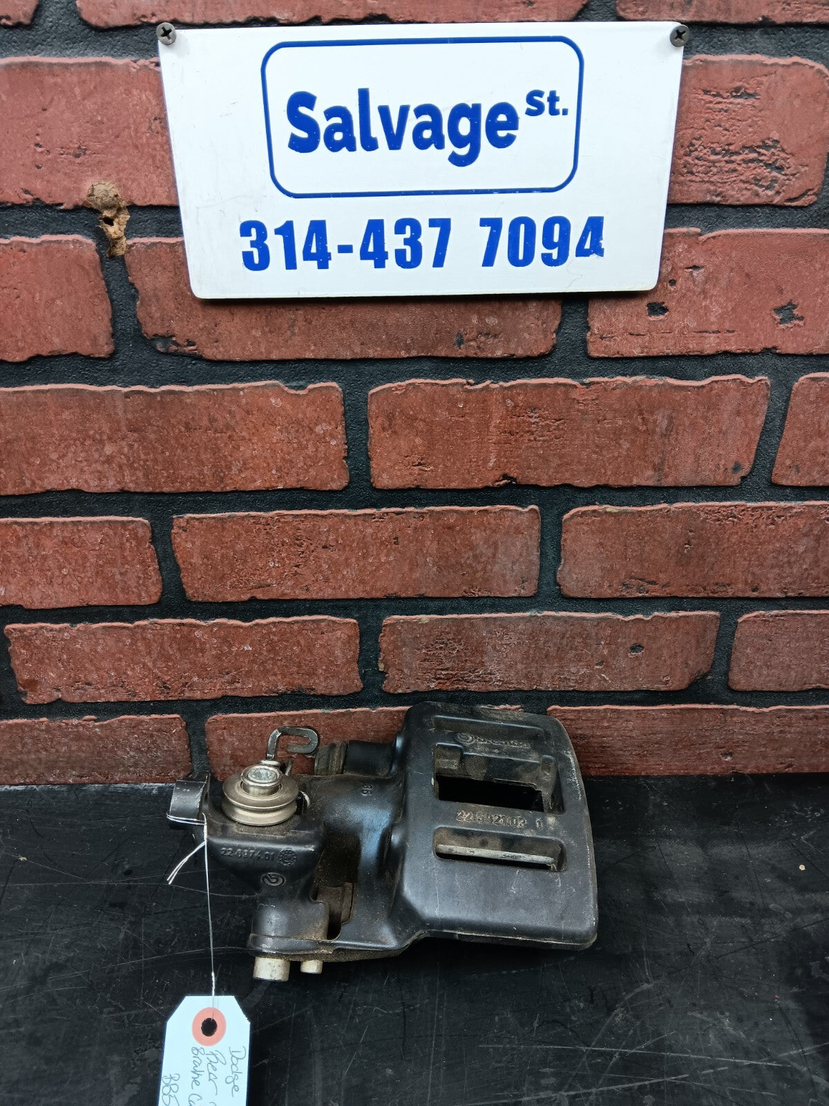 2003-2010 Gen 3-4 Dodge Viper Driver LH Side Brembo Disc Brake Caliper Handbrake