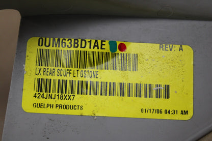 2005-2010 Chrysler 300 SRT8 Rear Driver LH Side Scuff Plate Sill Trim 0UM63BD1AE