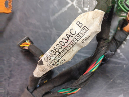 2012 Dodge Challenger Dash Instrument Panel Wiring Wire Harness 05035303AC