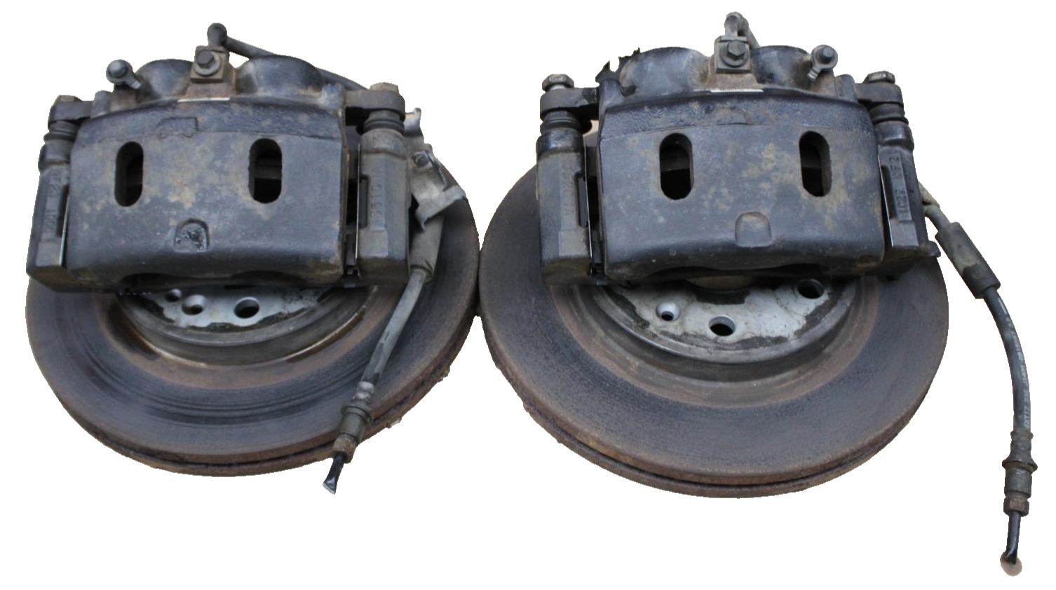2008-2014 Cadillac Escalade Front LH & RH PBR GM Brake Caliper & Rotors Set 151k