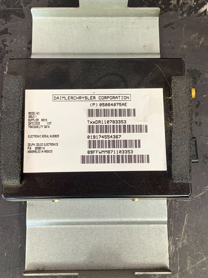 2006-09 DODGE RAM 1500 2500 3500 SIRIUS SATELLITE RECEIVER MODULE 05064075AD OEM