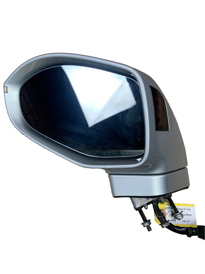 2013-2018 Audi S7/A7/RS7 Heated Blind Spot Driver LH Side Door Mirror Silver