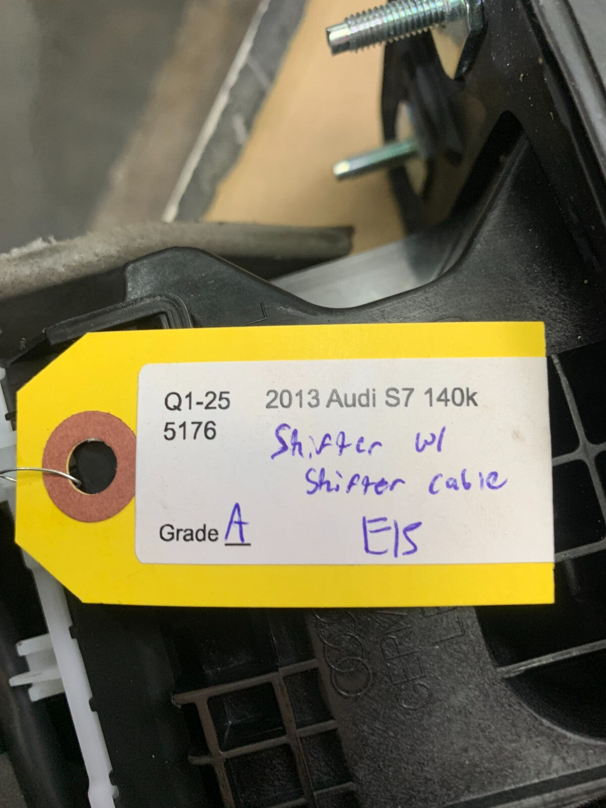 2012-2017 AUDI S7 TRANSMISSION SHIFTER GEAR SELECTOR W/ CABLE OEM 4G1 713 041 AG