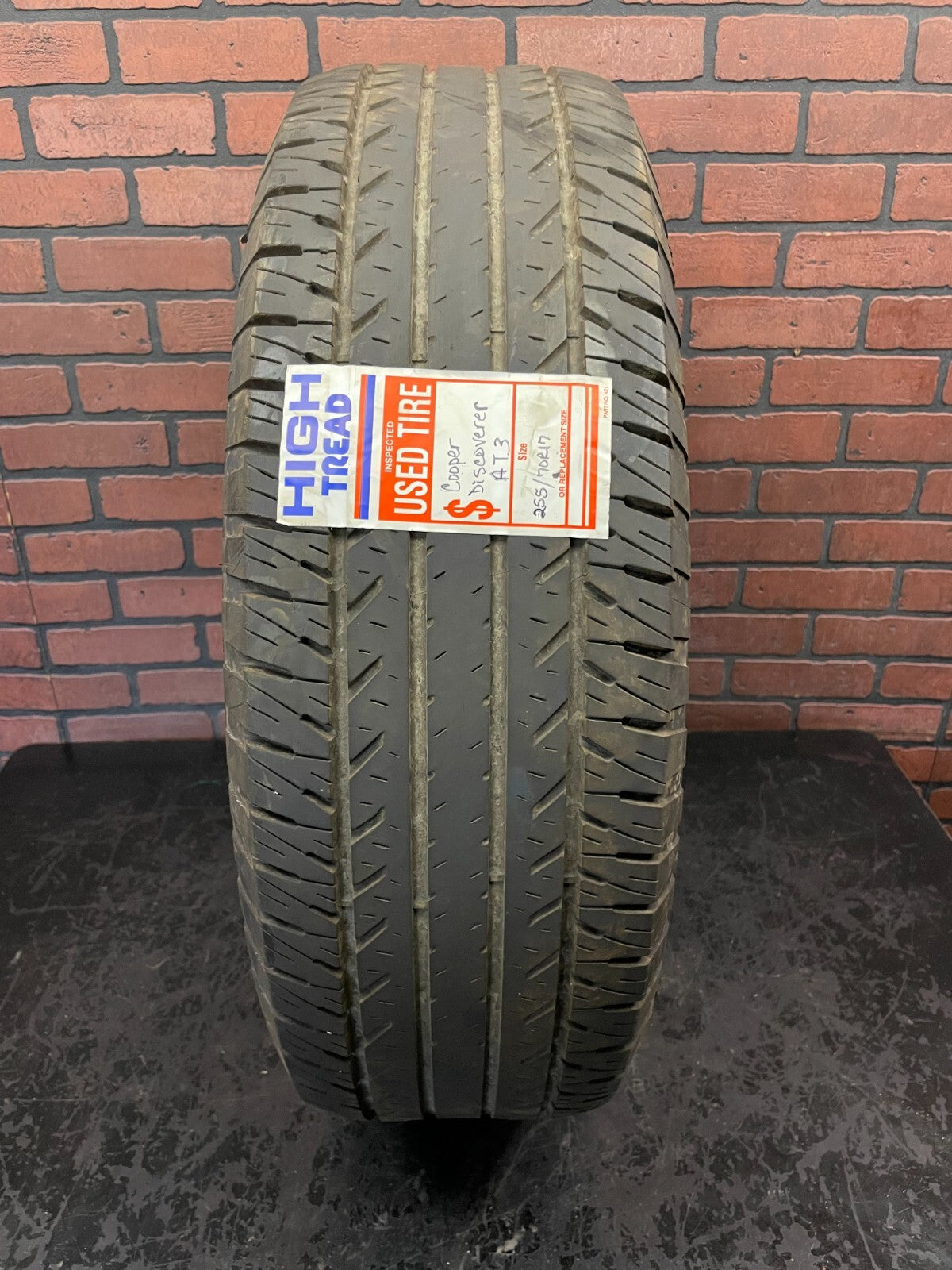 P265/70R17 Cooper Evolution HT2 115 S Used 8/32nds