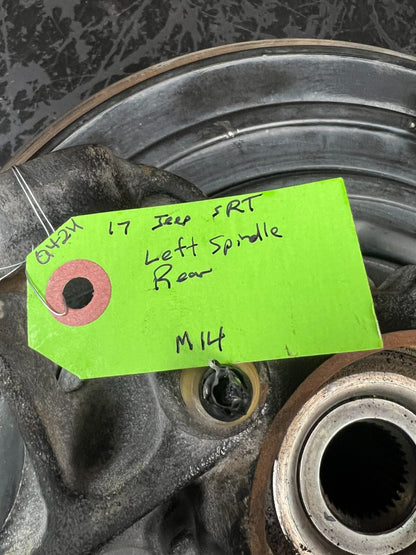 JEEP GRAND CHEROKEE SRT 16-24 OEM REAR LEFT DRIVER WHEEL SPINDLE KNUCKLE HUB