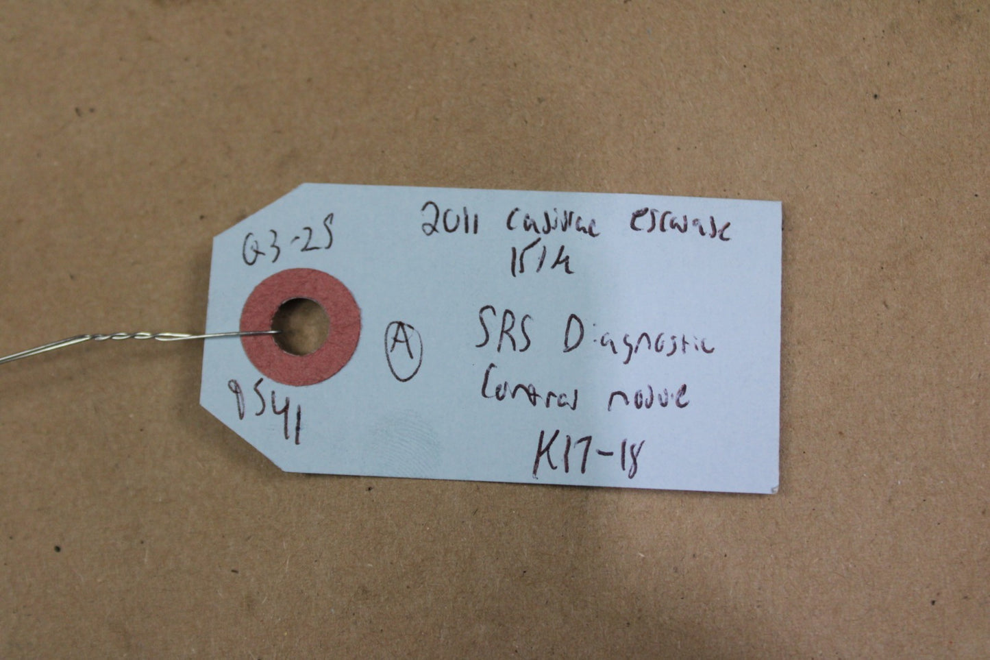 11-14 ESCALADE SILVERADO TAHOE YUKON RESTRAINT CONTROL MODULE BCM ECU 13578408