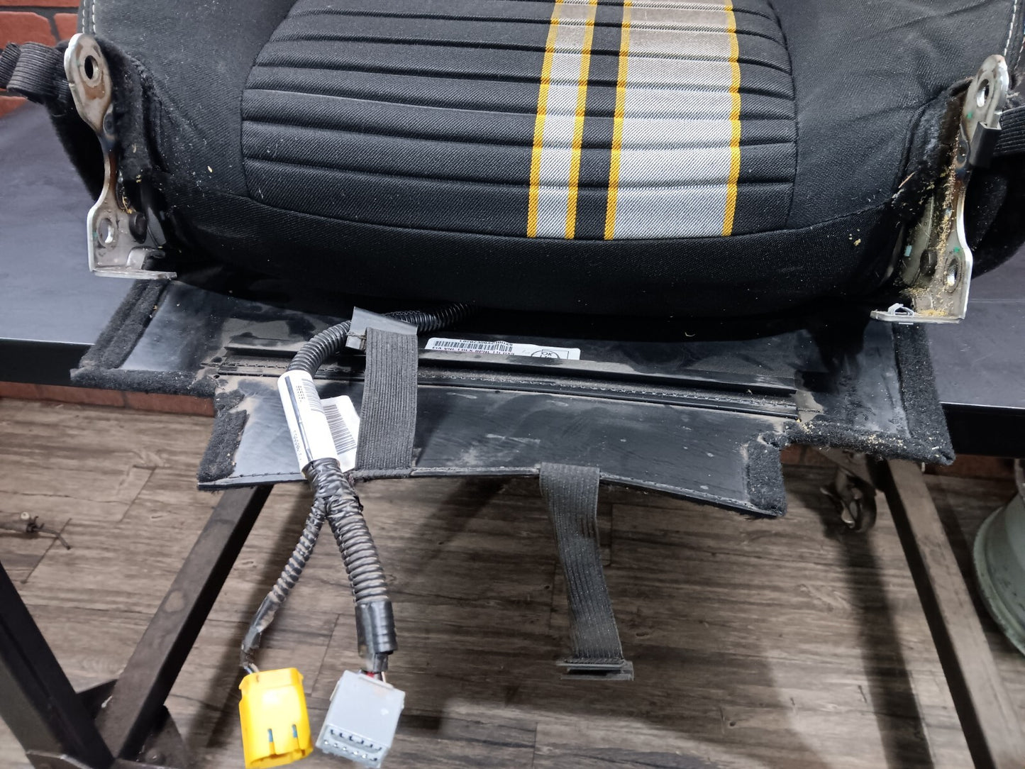 2012-2014 Dodge Charger SRT8 Super Bee OEM Cloth Driver Seat Back & Headrest