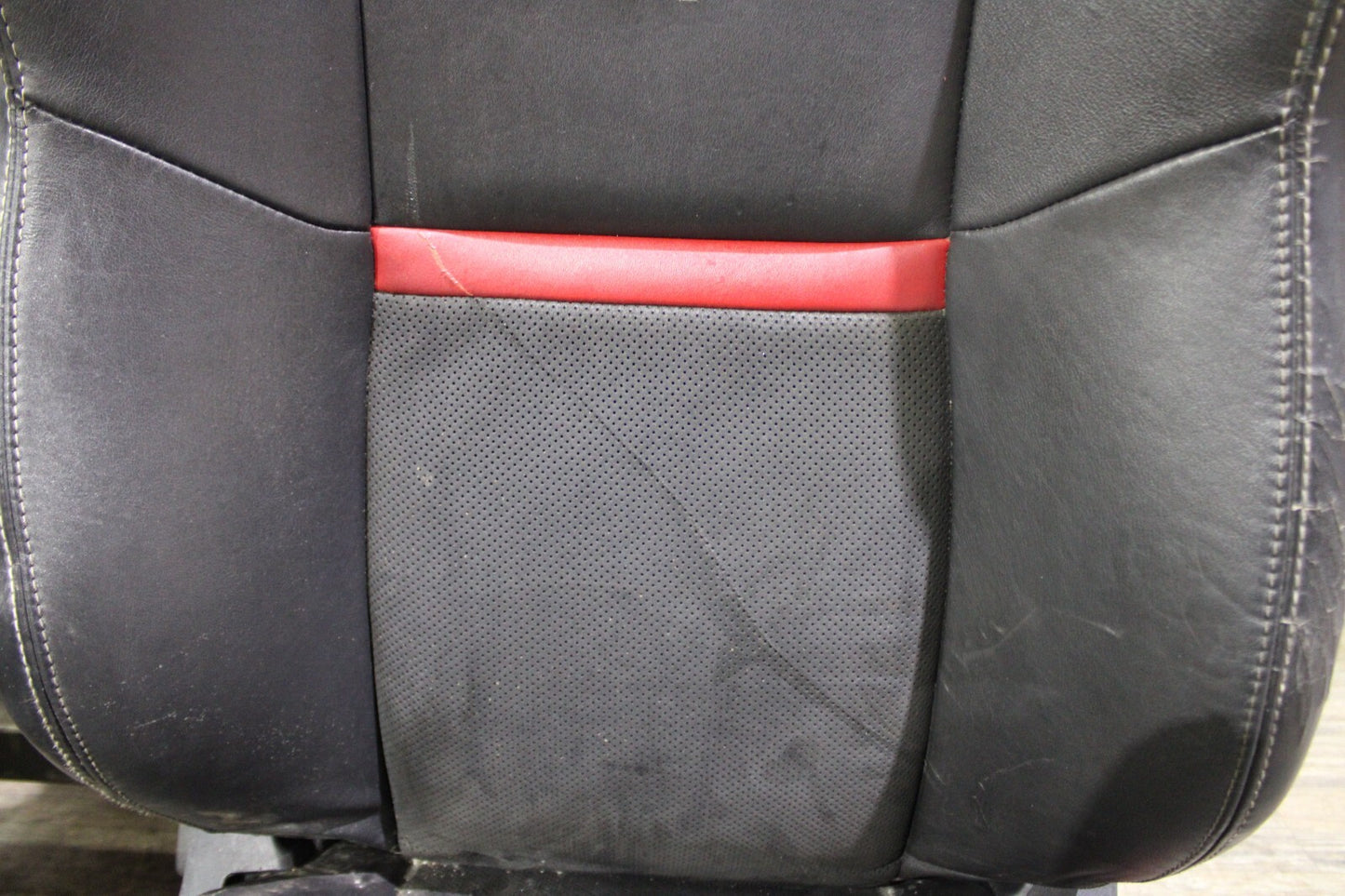 2008-2014 DODGE CHALLENGER SRT8 COMPLETE INTERIOR SEAT SET BLACK LEATHER SUEDE