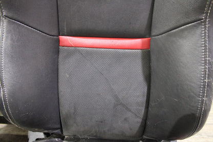 2008-2014 DODGE CHALLENGER SRT8 COMPLETE INTERIOR SEAT SET BLACK LEATHER SUEDE