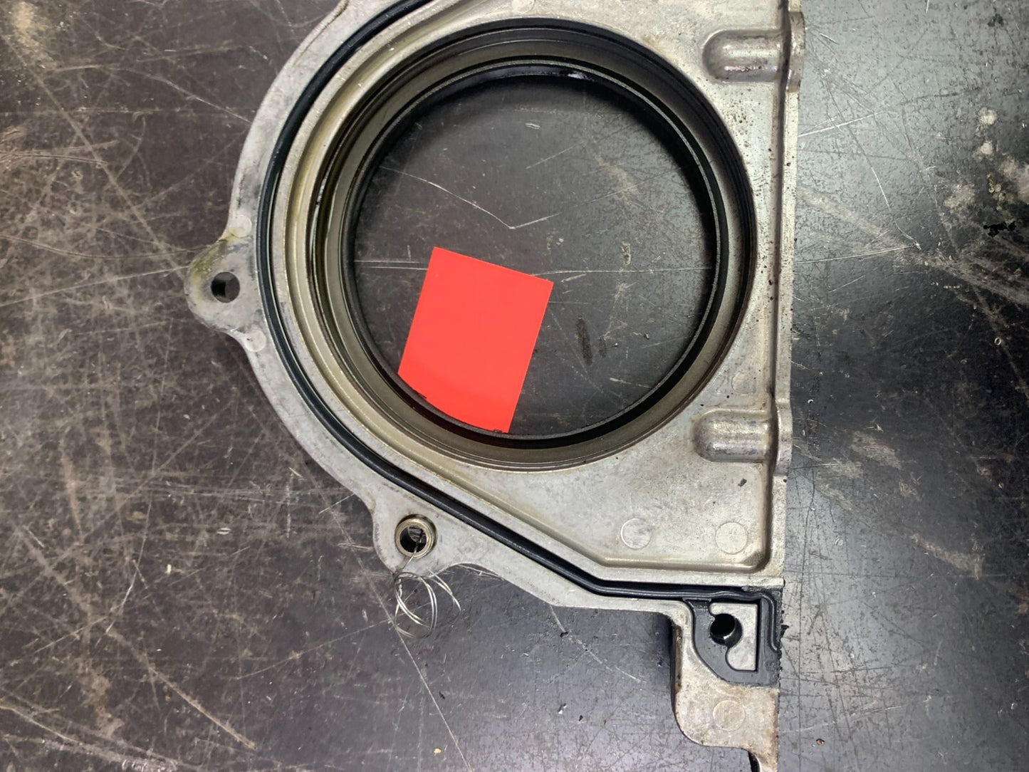 11-18 DODGE RAM 1500 5.7L GAS ENGINE CRANKSHAFT REAR OIL SEAL RETAINER OEM