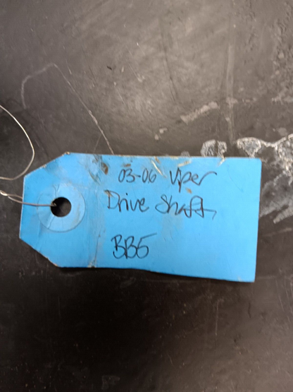 03-06 Gen 3 Dodge Viper SRT-10 Rear Drive Shaft Assembly 05037750aa