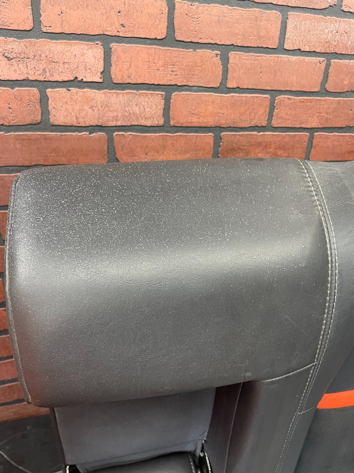 2008-2014 Dodge Challenger ORANGE Stripe SRT8 OEM Left Rear Back Seat Armrest