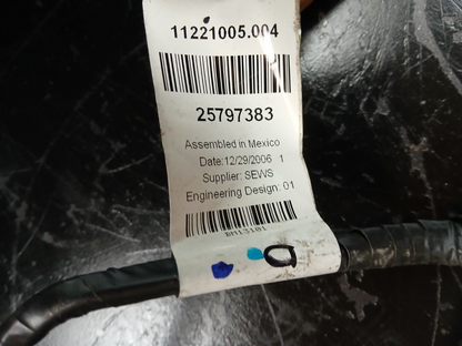 2007 Pontiac Solstice Blower Motor Resistor Wire Wiring Harness 25797383