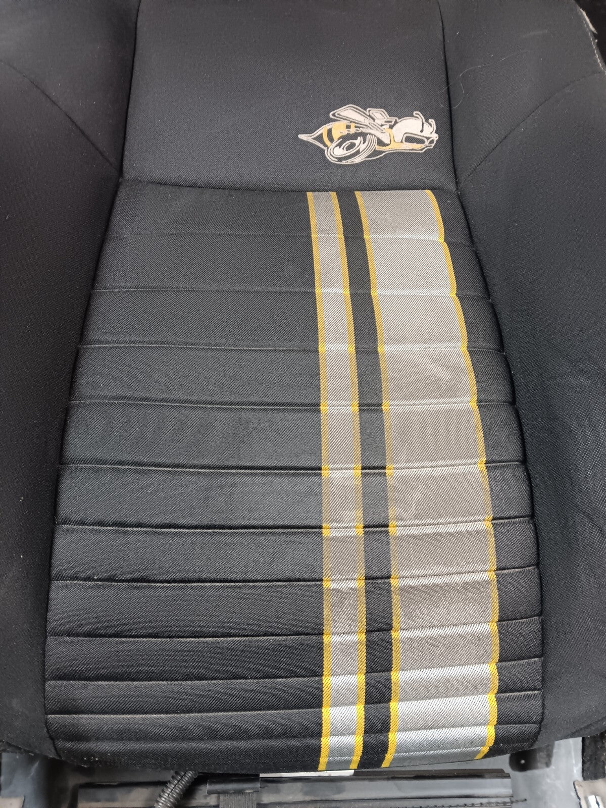 2012-2014 Dodge Charger SRT8 Super Bee OEM Cloth Driver Seat Back & Headrest