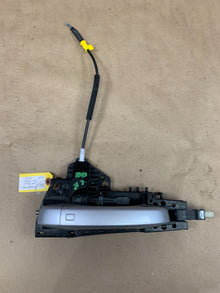 2012-18 Audi S7 Rear Driver LH Side Silver Door Handle w Release Cable 4H0837885