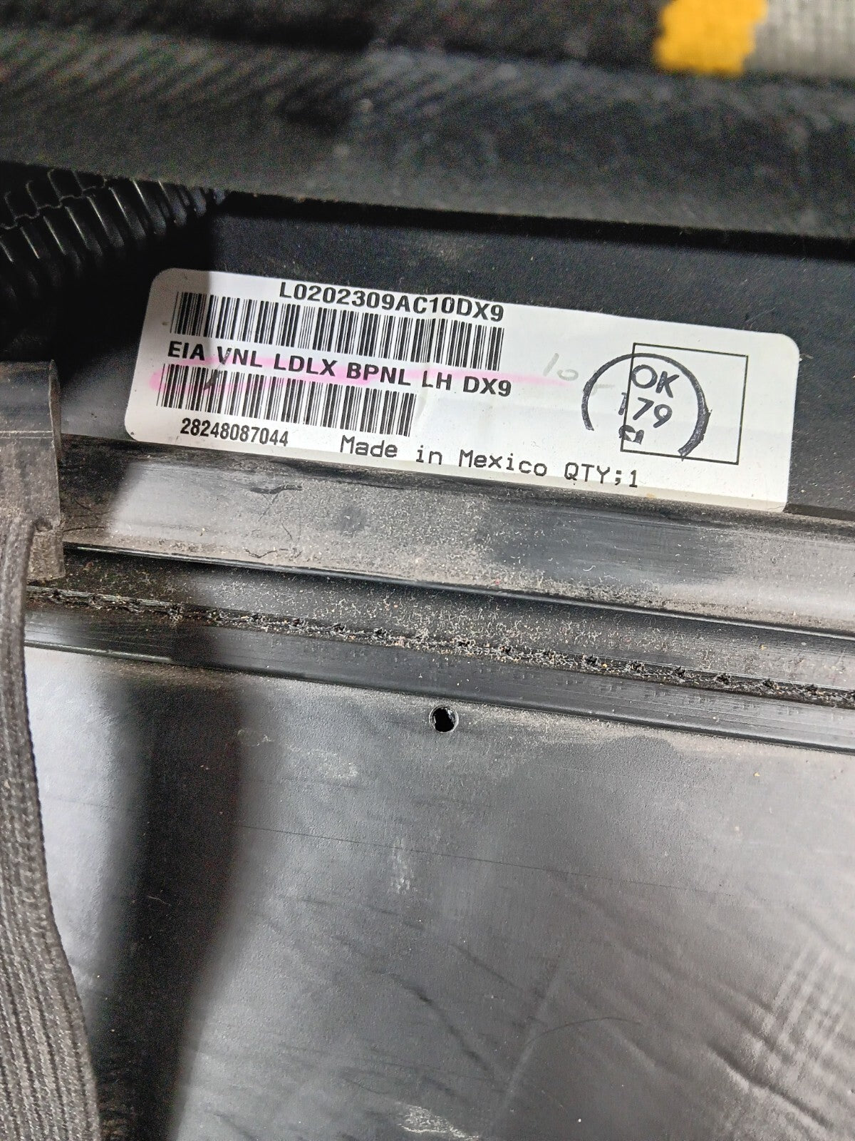 2012-2014 Dodge Charger SRT8 Super Bee OEM Cloth Driver Seat Back & Headrest