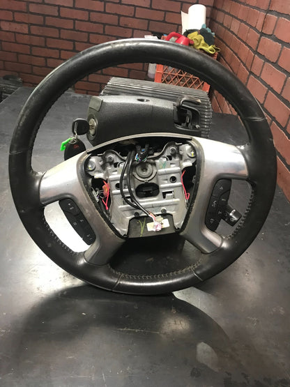 2013-2016 GMC Acadia Steering Column Assembly W/ Steering Wheel & Key 23301177