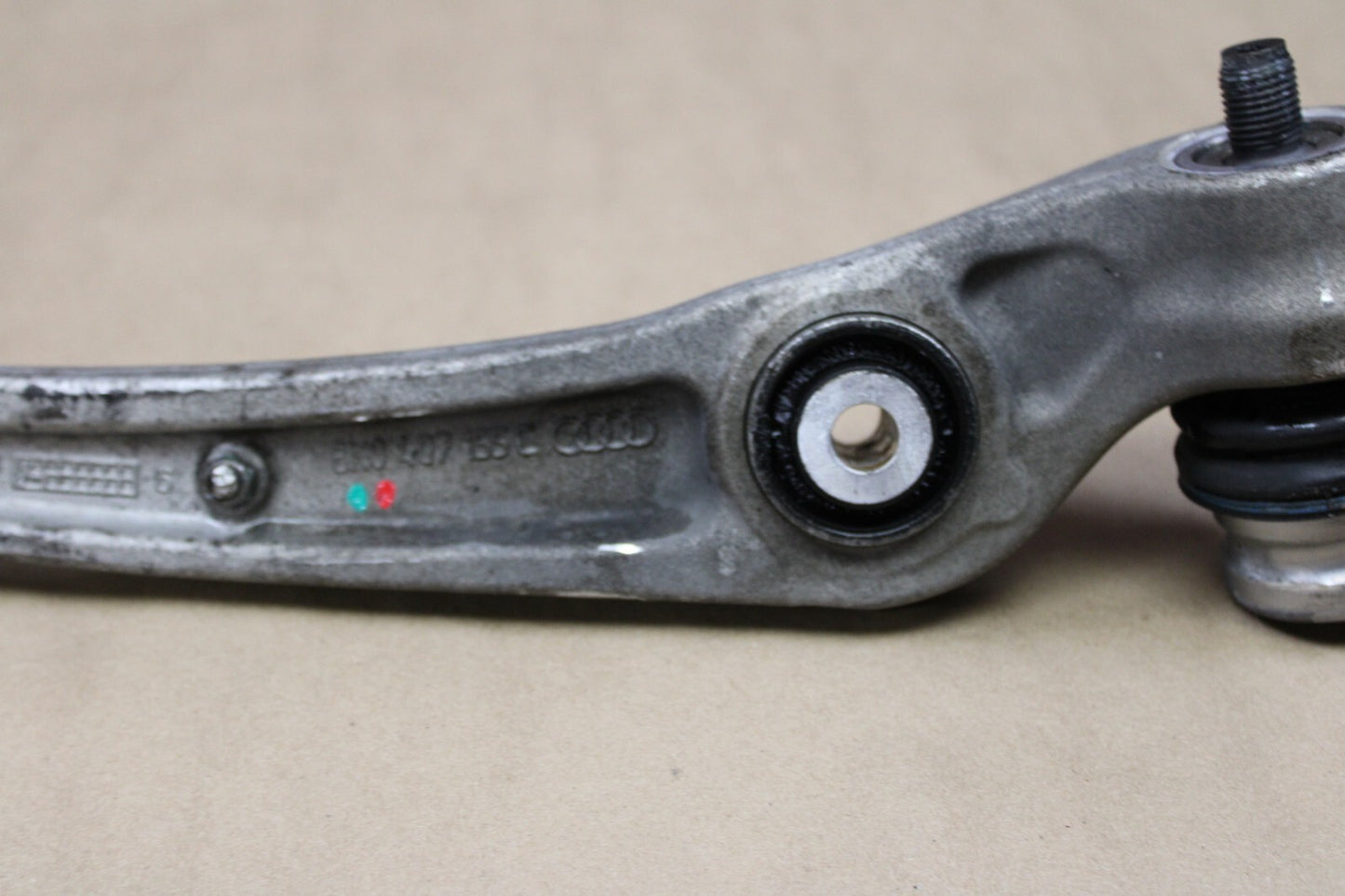 2011-18 AUDI S7 FRONT LEFT DRIVER SIDE FORWARD LOWER CONTROL ARM OEM 8k0407155c