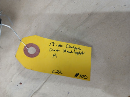 2013-2015 Dodge Dart Front Passenger RH Side Headlight Lamp Assembly 68085140AE