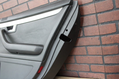 04-08 AUDI B7 A4 S4 REAR PASSENGER RH INTERIOR DOOR PANEL COVER TRIM 8E0 867 306