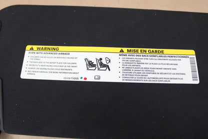 2015–2023 DODGE CHARGER SCAT PACK BLACK SUN VISOR SET LEFT & RIGHT OEM