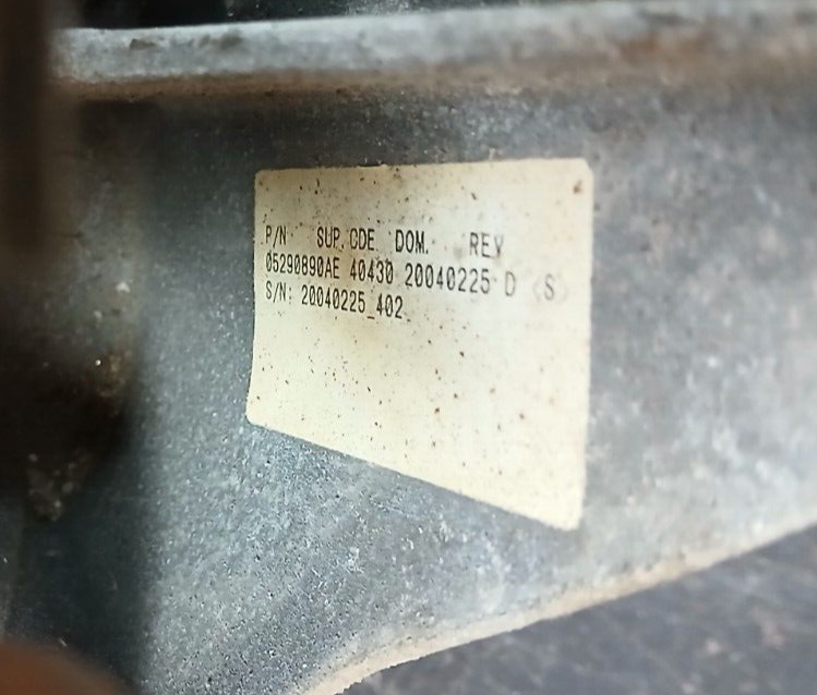 2003-2006 Dodge Viper SRT-10 Brake Clutch Accelerator Pedal Assembly 05290890ae