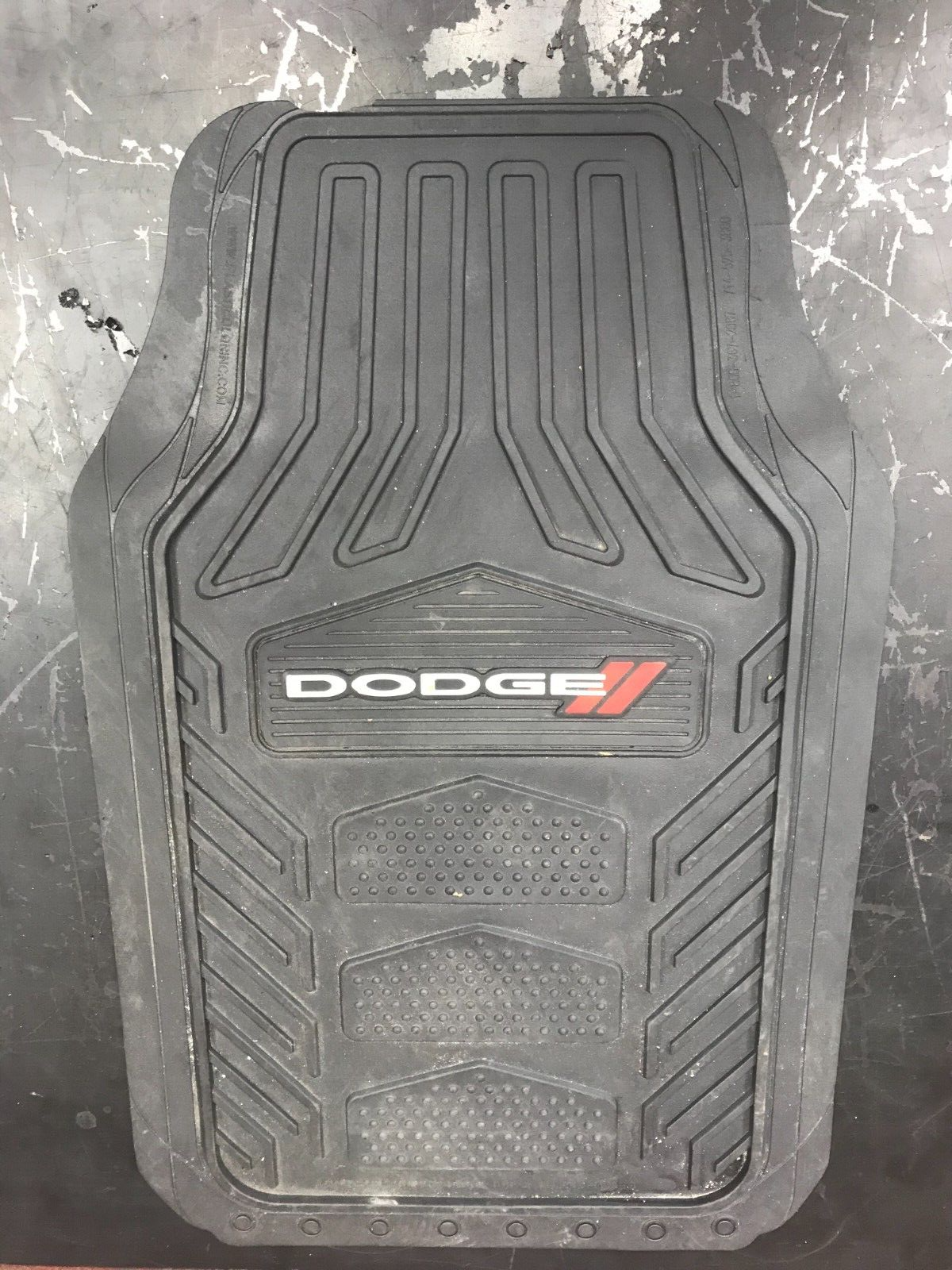 2008-2010 Dodge Challenger SRT Plasticolor Black Rubber Floor Mat Set of 4