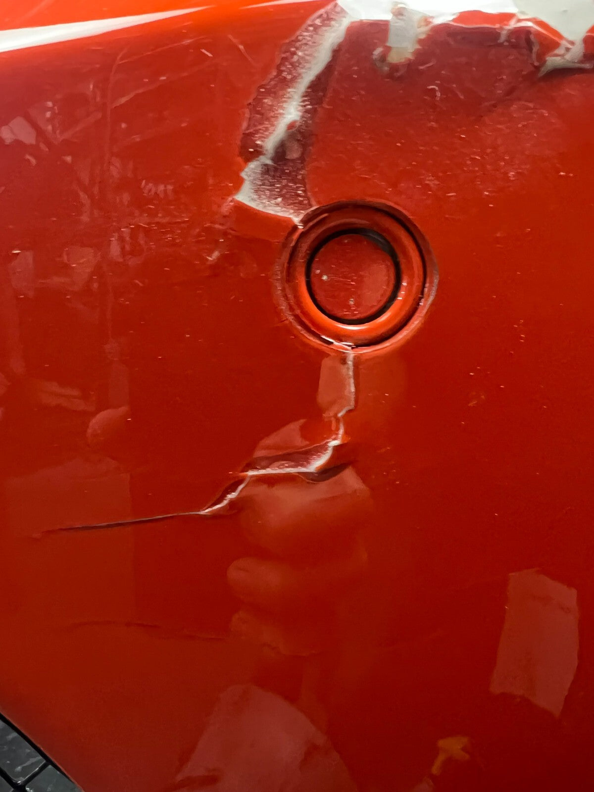 Ferrari F430 Front Bumper with Parking Sensor Option, Orange Damaged 83111210