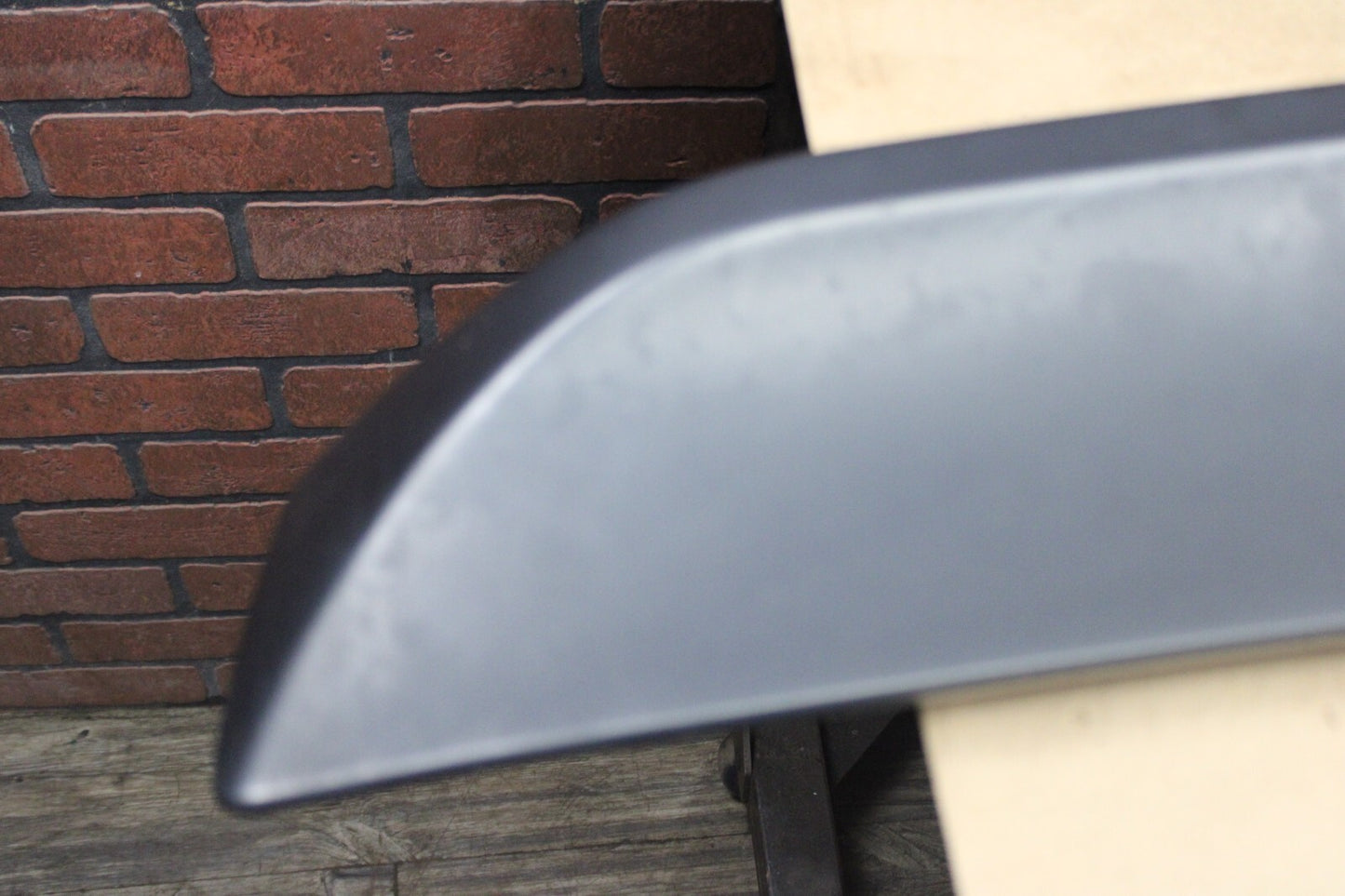 2019-2023 DODGE CHALLENGER REAR TRUNK DECK LID SPOILER OEM w/ CAMERA RAW BLACK