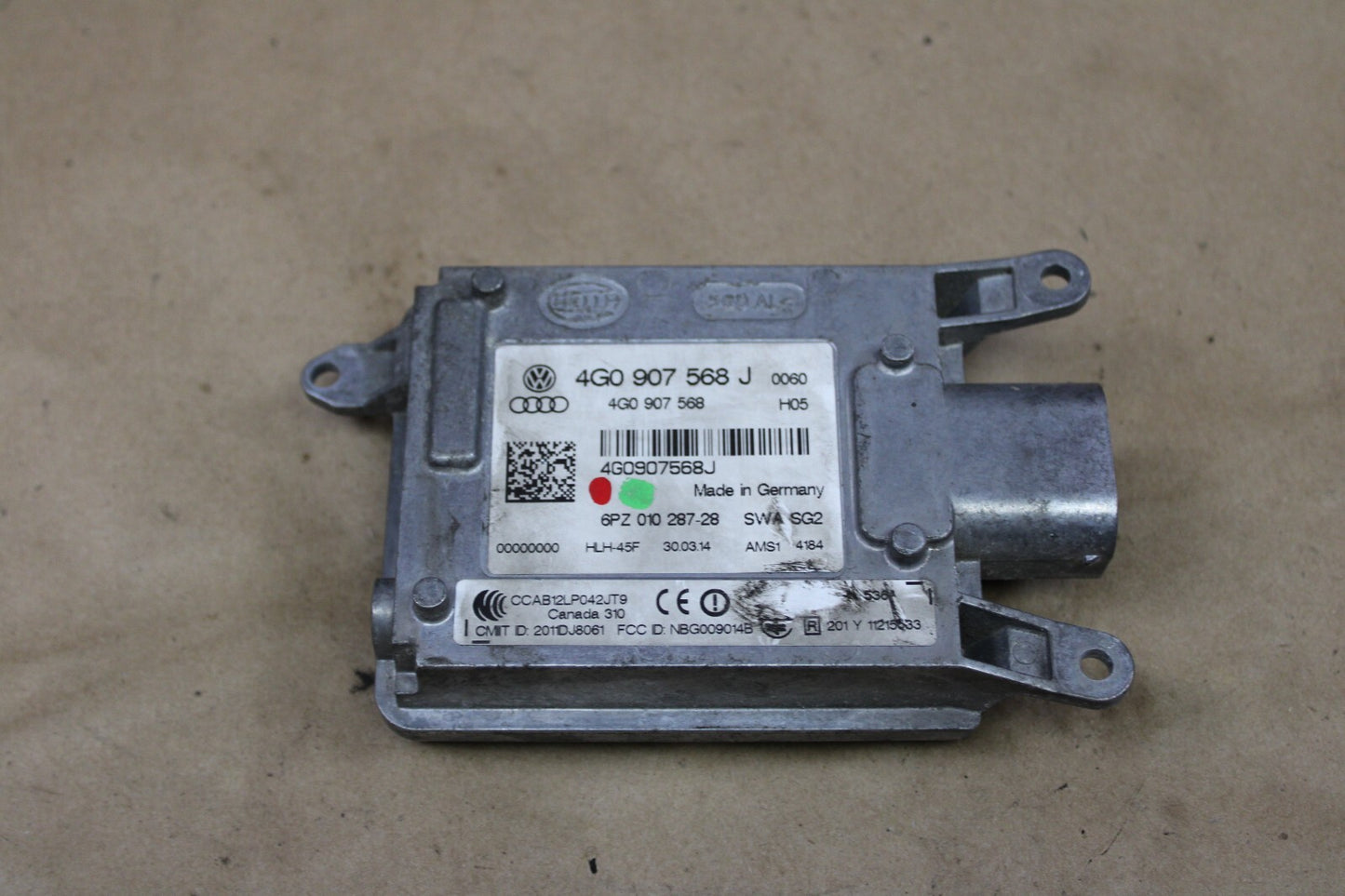 2012-2015 AUDI A7/S7 REAR RIGHT LANE CHANGE ASSIST CONTROL MODULE OEM 4G0907568J