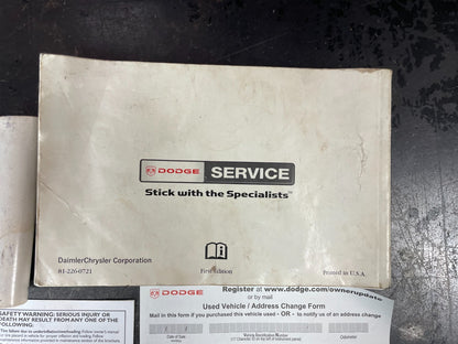 07 2007 Dodge Charger SRT-8 SRT8 Owners Manual Case Booklet Handbook Guidebook