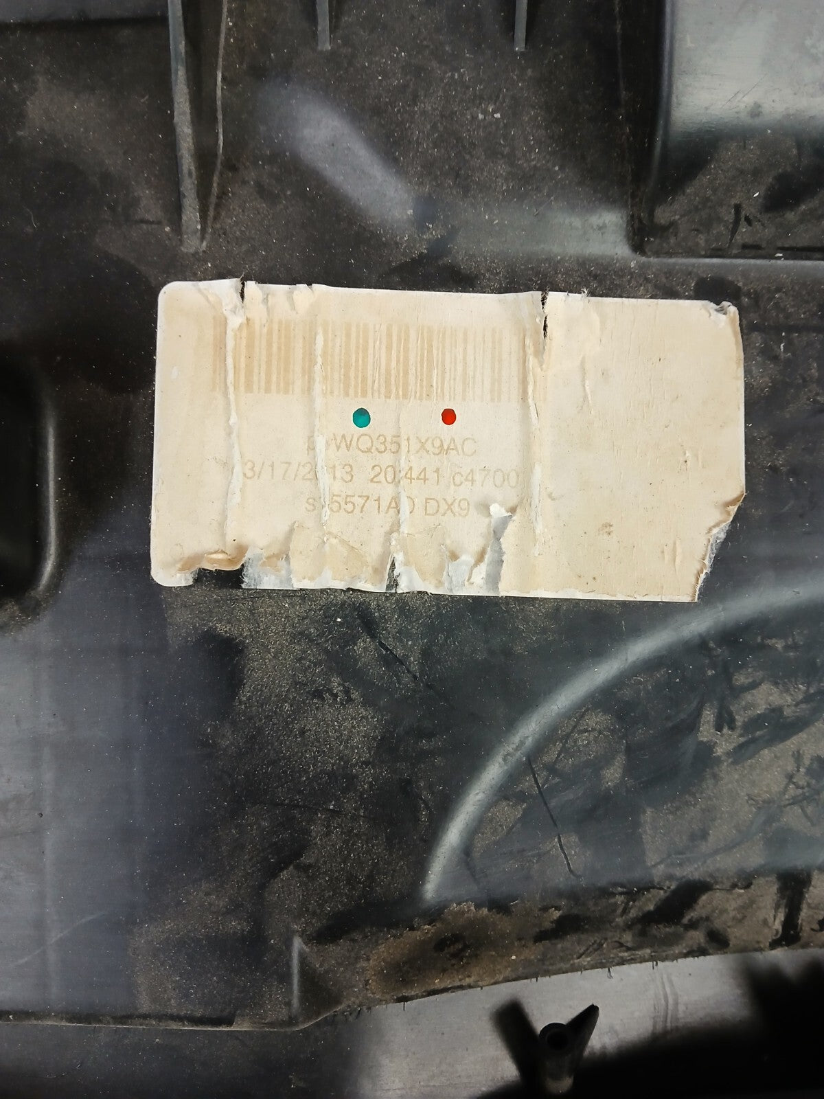 2013-2015 Ram 1500 Steering Column Cover Knee Bolster Kick Panel wq351x9ac