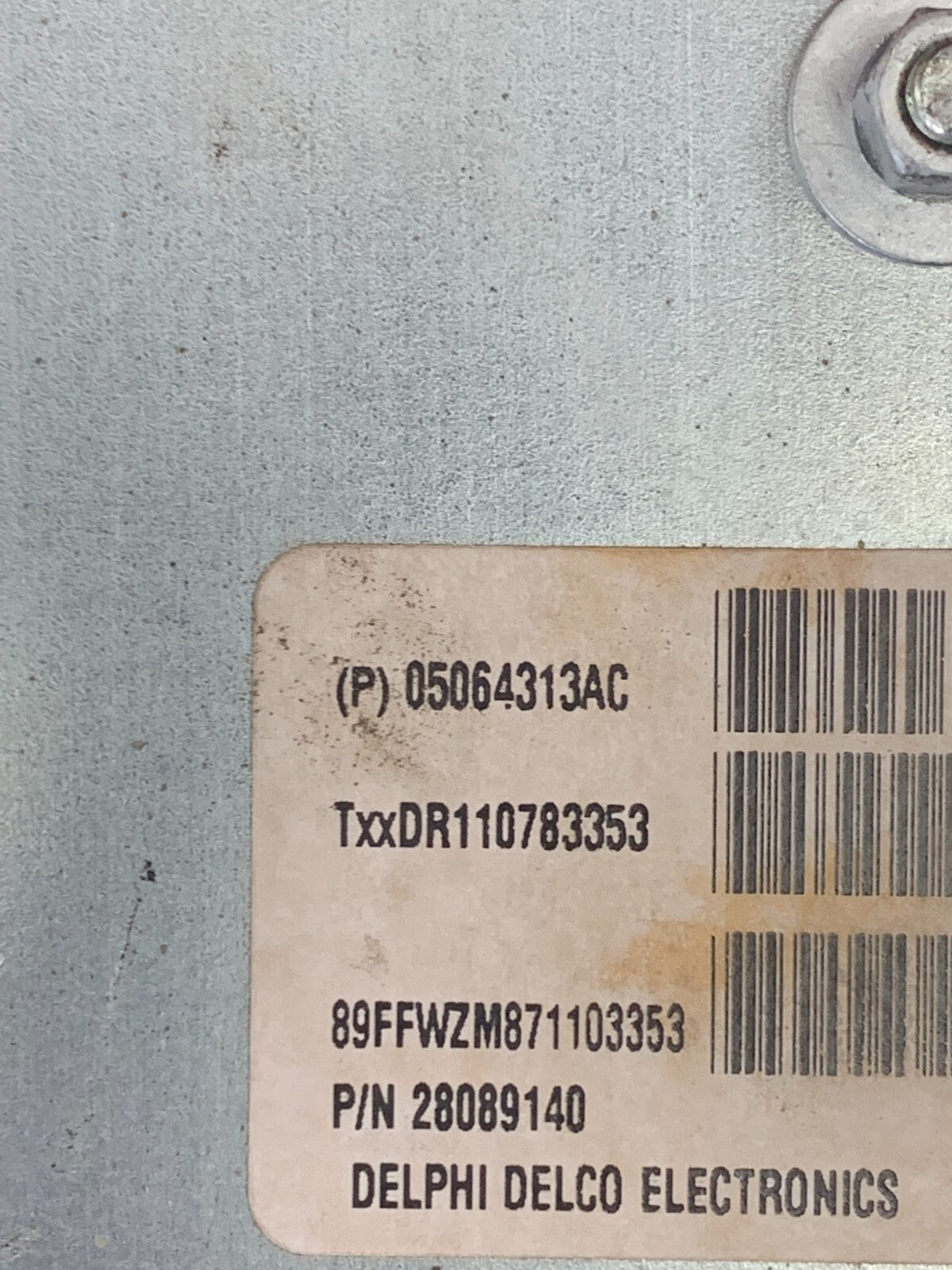 2006-09 DODGE RAM 1500 2500 3500 SIRIUS SATELLITE RECEIVER MODULE 05064075AD OEM